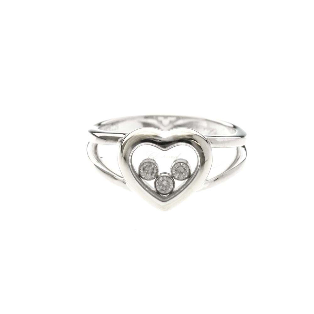 Chopard Happy Diamonds Ring 82/4611 White Gold (18K) Fashion Diamond Band Rin...